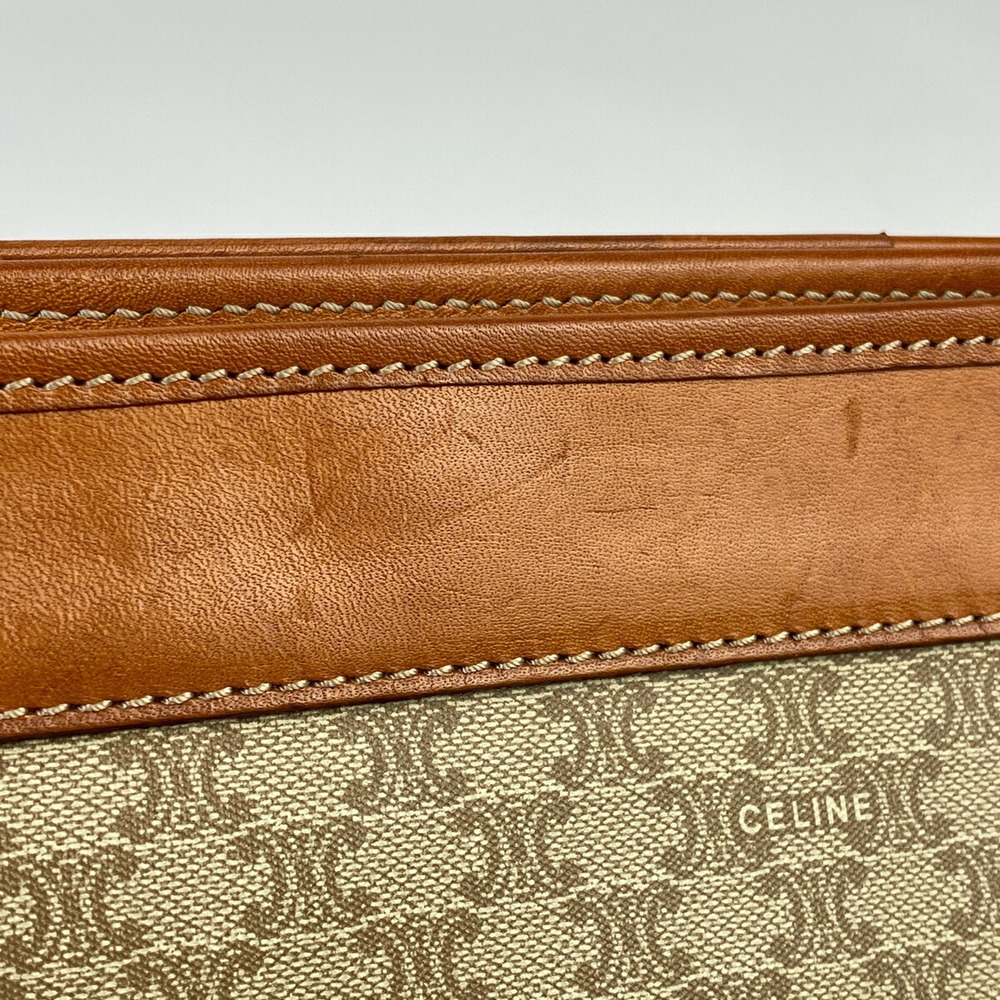 Celine Macadam clutch bag Shoulder canvas beige - Picture 3 of 7